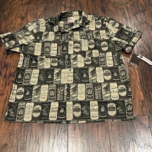 5.11 Tactical Mens XL 99 hunters Beer Short Sleeve Shirt Conceal Carry Snap Mesh